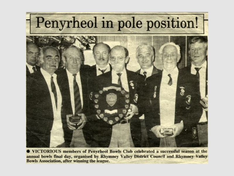 1993 Rhymney Valley Winners