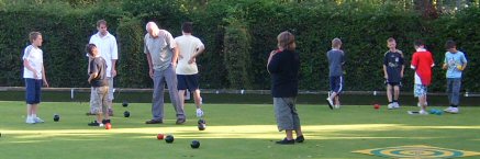 At a Tuesday evening coaching session