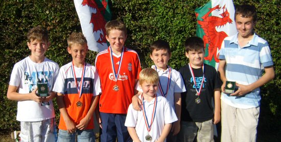 Young medal winners at their finals day.