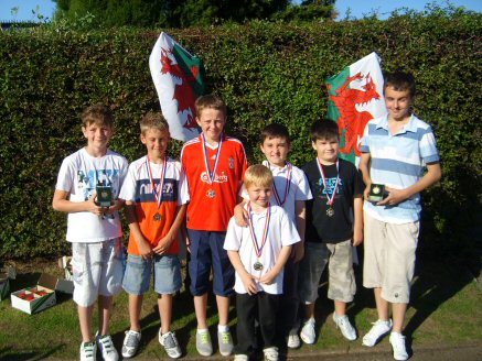 The 'Merlins' with their medals.