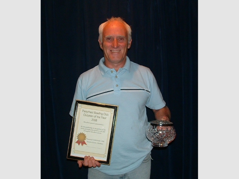 Presentation Night 2006 - Clubman Award